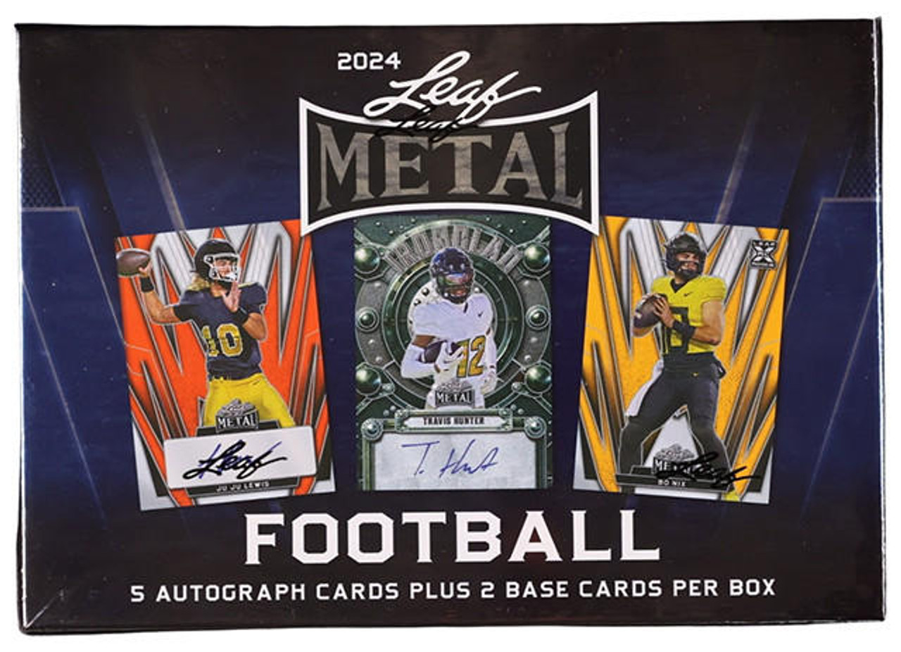 2024 Leaf Metal Football Single Jumbo Box Random Serial Number Break