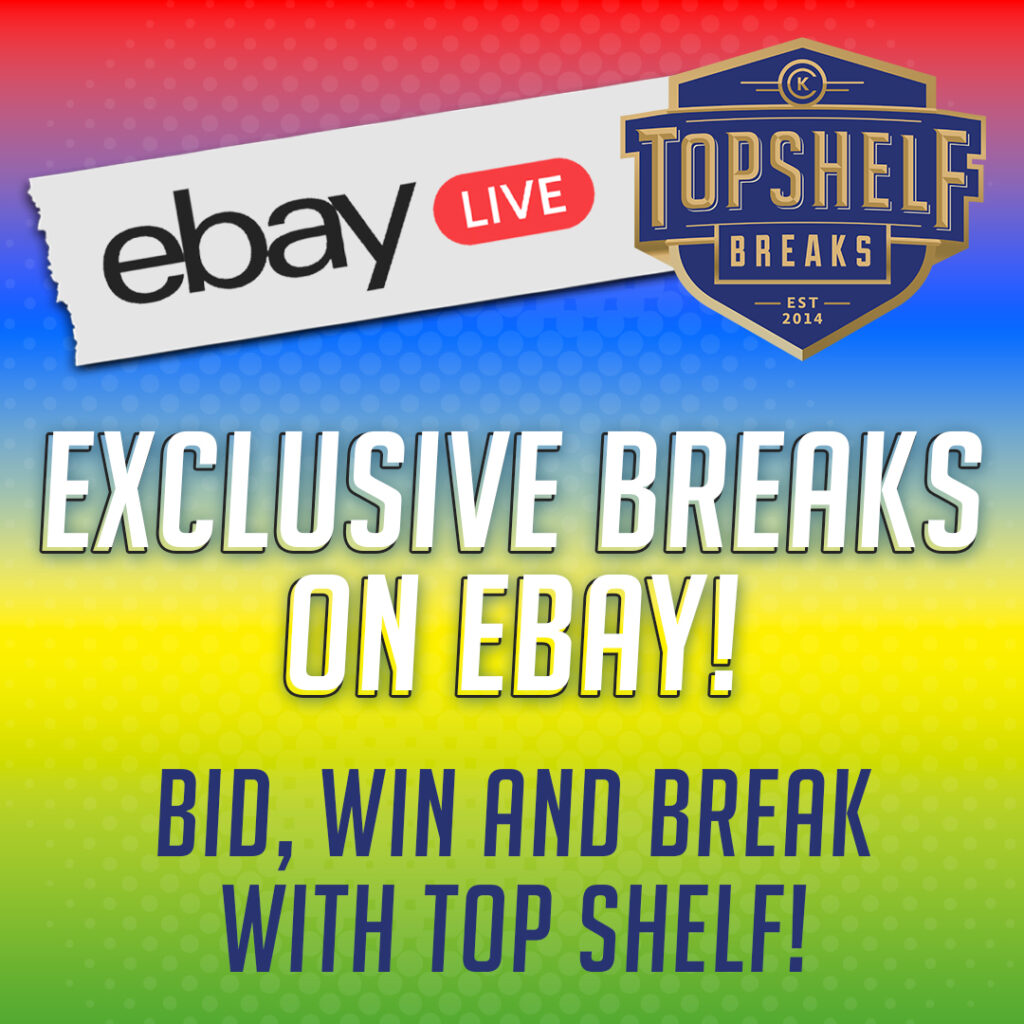 Bid on Top Shelf Breaks on eBay! Follow us @TopShelfBreaksCards on eBay ...